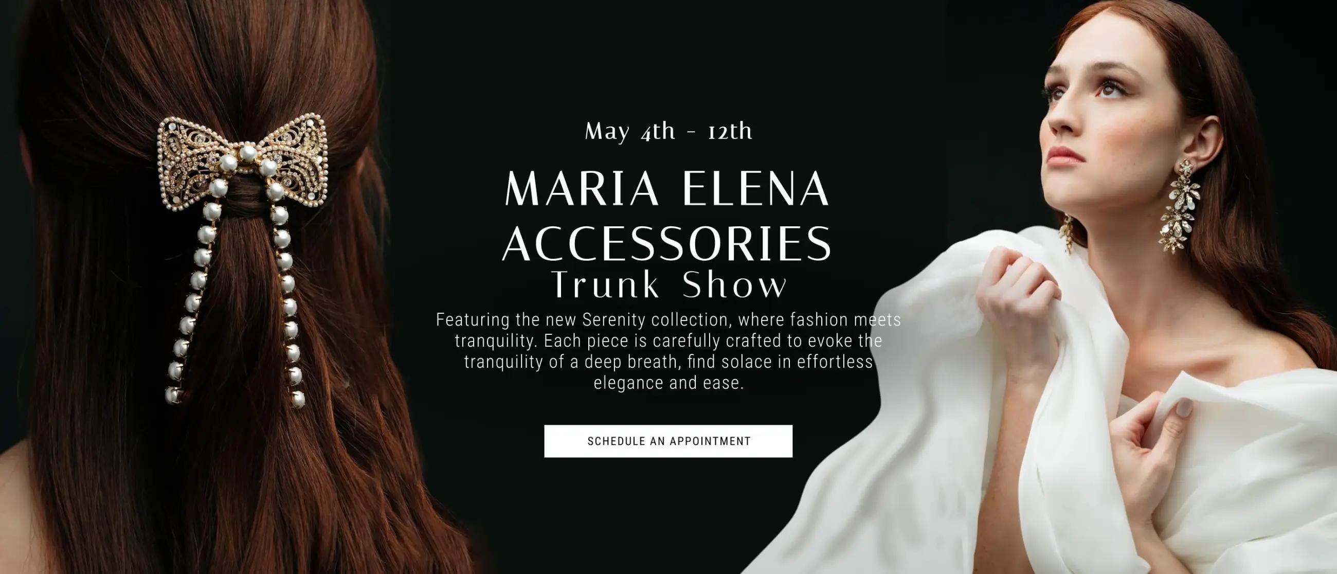 Maria Elena Accessories Trunk Show Banner Desktop