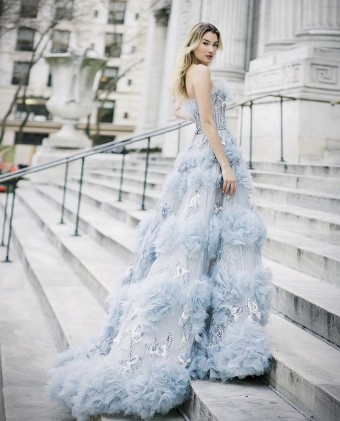 The Atelier by Professor Jimmy Choo Style #Arabelle #1 Blue thumbnail