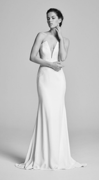 Suzanne Neville Style #Delphine Gown #0 default Ivory thumbnail
