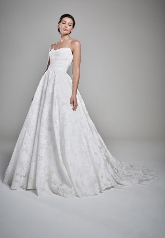 Suzanne Neville Style #Paige Gown - 1 ft extension #0 default Ivory thumbnail