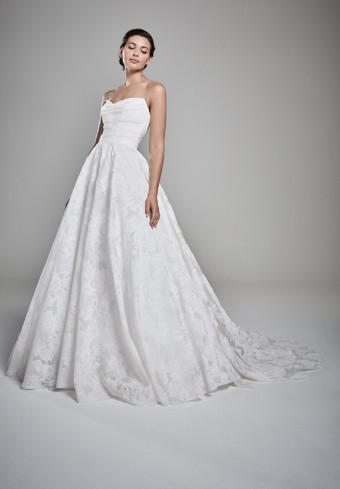 Suzanne Neville Style #Paige Gown - 1 ft extension #0 default Ivory thumbnail