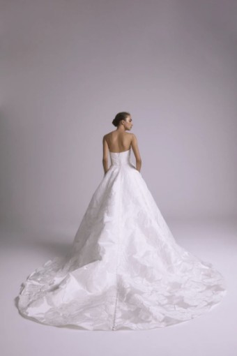 Amsale Style #Thea #3 Silk White thumbnail