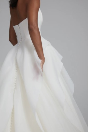 Amsale Style #Lowe #4 Ivory thumbnail