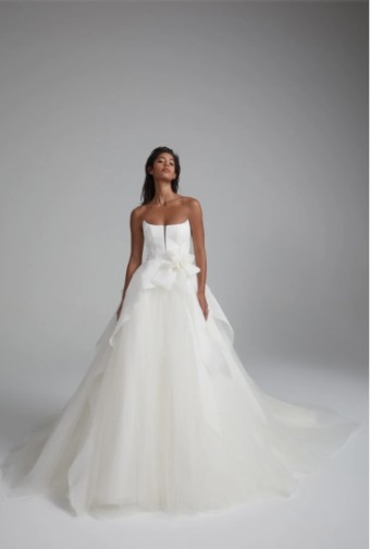 Amsale Style #Lowe #3 Ivory thumbnail