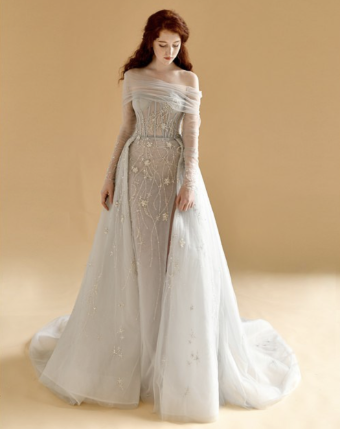 The Atelier by Professor Jimmy Choo Style #Vera with bodice of Condrea #0 default Ivory thumbnail