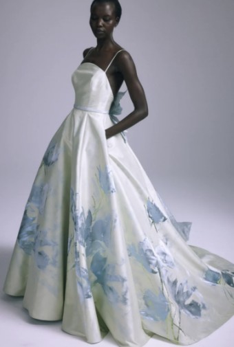 Amsale Style #Hyacinth #0 default Mint/Ice Blue thumbnail