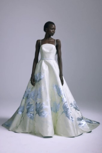 Amsale Style #Hyacinth #3 Mint/Ice Blue thumbnail