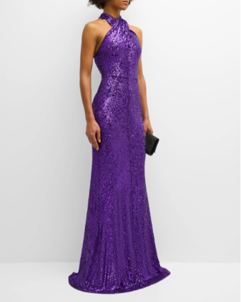 Naeem Khan Style #Violeta #1 Purple thumbnail