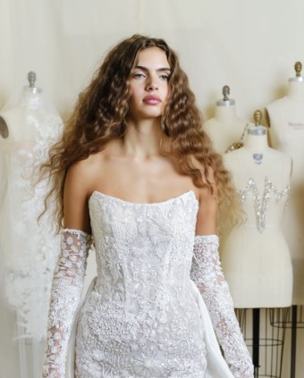 Reem Acra Style #Superb (Floor Length) #0 default Cream thumbnail
