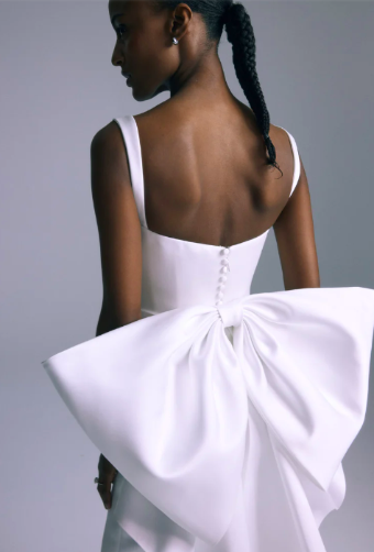 Amsale Style #Anderson Gown #2 default Silk White thumbnail