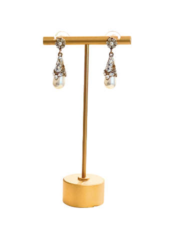 Maria Elena Accessories Style #Cristina Pearl E 619-G #0 default Antique Gold thumbnail