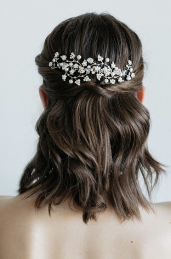 Maria Elena Accessories Style #ADMIRE COMB 19-23 S #0 default Silver thumbnail