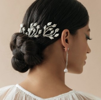 Maria Elena Accessories Style #WISTERIA COMB 21-07 S #0 default Silver thumbnail