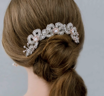 Maria Elena Accessories Style #Bowtiful Comb 22-27 S #0 default Silver thumbnail