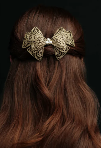 Maria Elena Accessories Style #Elevated Barrette 23-37 G34 #0 default Antique Gold thumbnail