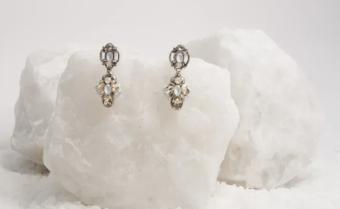 Maria Elena Accessories Style #Keren E 654 - AG #0 default Antique Gold/Crystal thumbnail