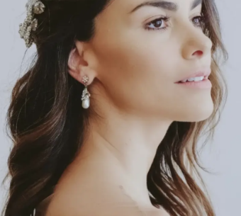 Maria Elena Accessories Style #Cristina Pearl E 619 S #0 default Silver thumbnail