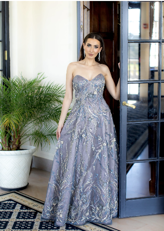Tina Di Martina Style #3136 #0 default Blue/Lilac thumbnail