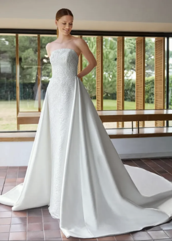 Pronovias Style #Hafsa + Overskirt #0 default Off White thumbnail
