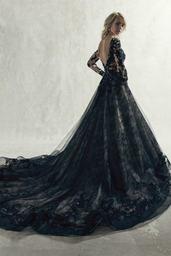 Sottero and Midgley Style #Zander #1 default Black over Nude thumbnail