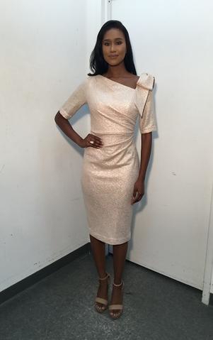 Jovani Style #03641 Cocktail #0 default Light Gold thumbnail