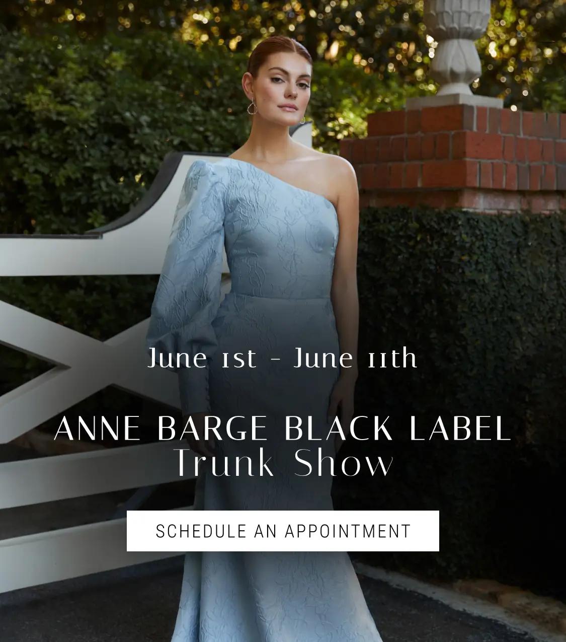 Black Label by Anne Barge Trunk Show Banner for mobile