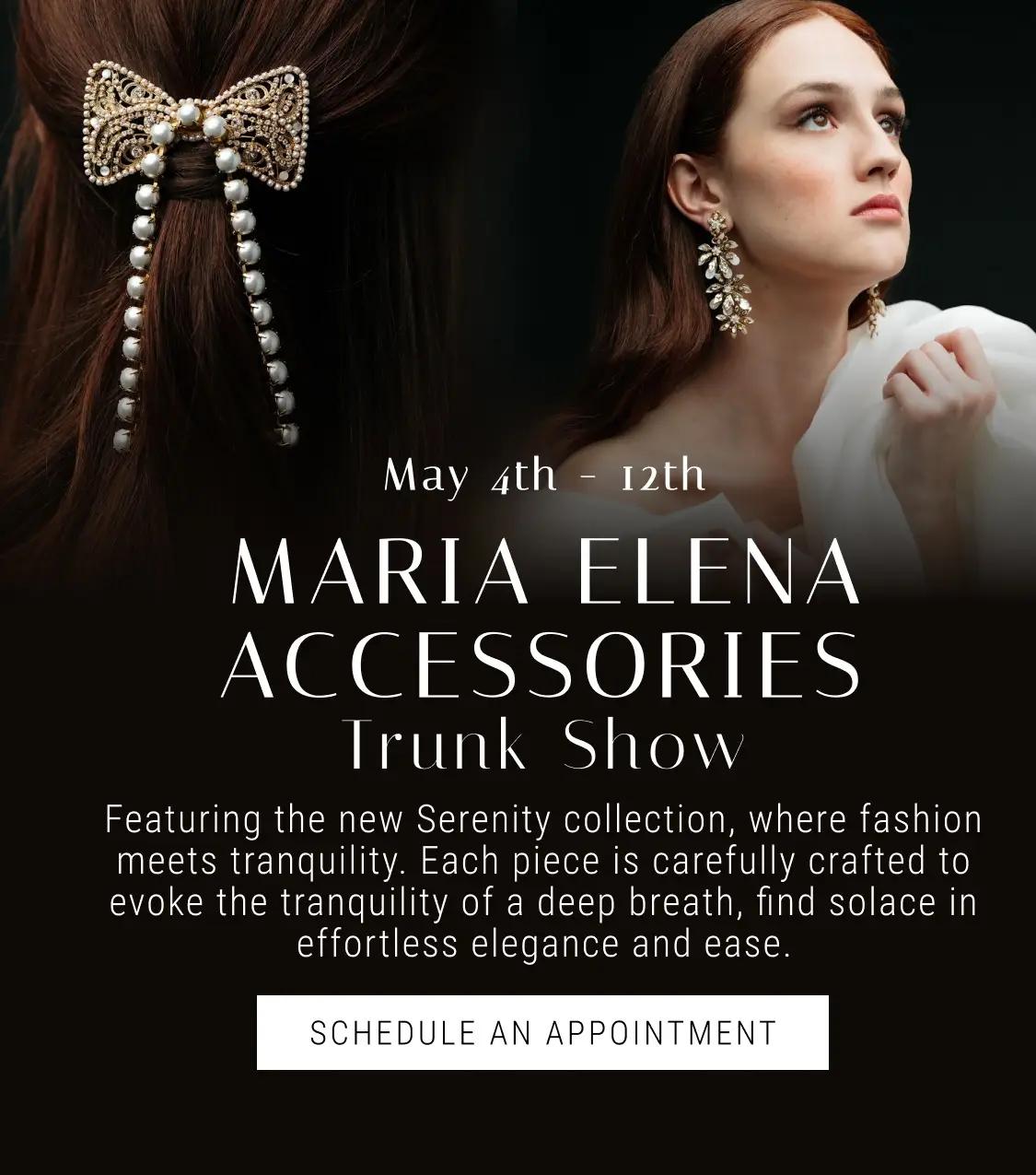 Maria Elena Accessories Trunk Show Banner Mobile