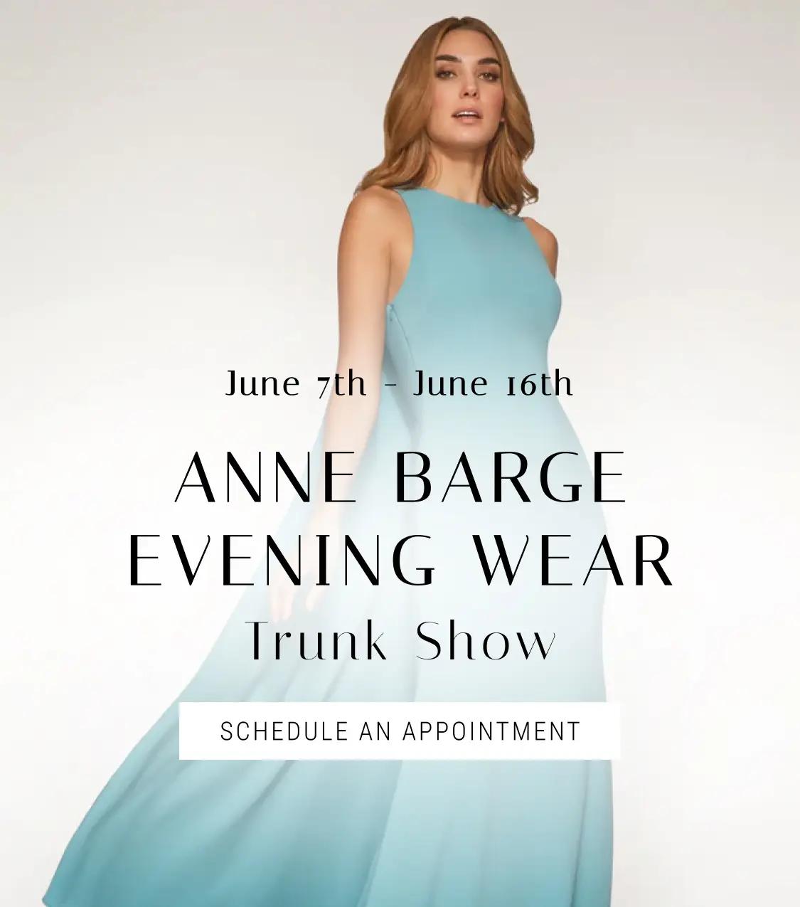 Anne Barge Evening Wear Trunk Show Banner Mobile