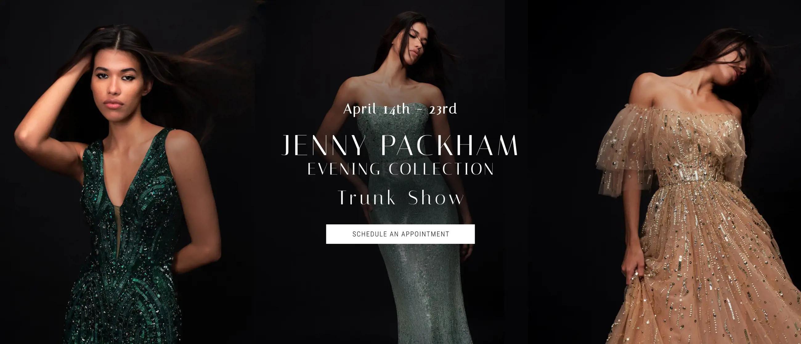 Jenny Packham Evening Collection Trunk Show Banner