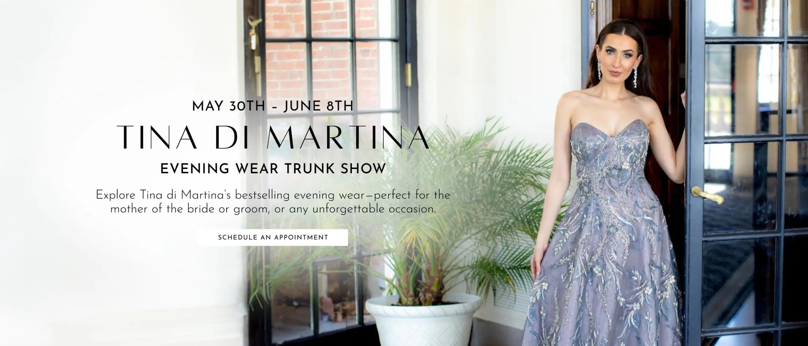 Tina Di Martina Trunk Show Desktop Banner