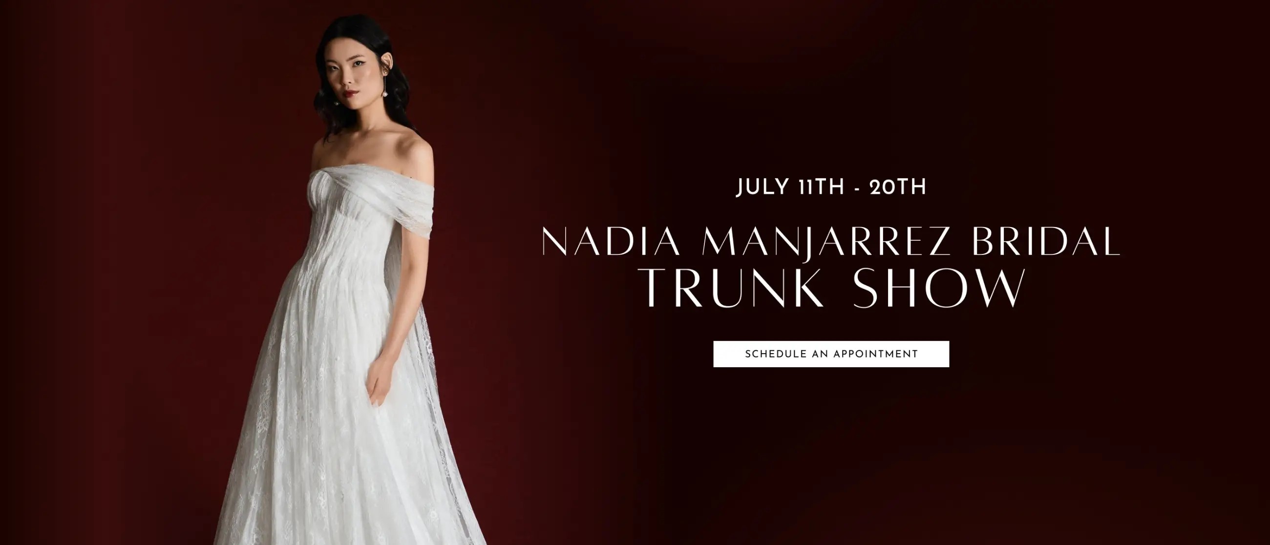 Nadia Manjarrez Trunk Show Desktop Banner