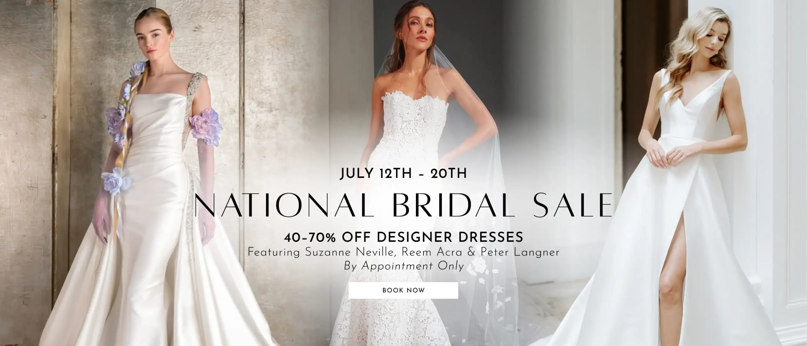 National Bridal Sale Desktop Banner