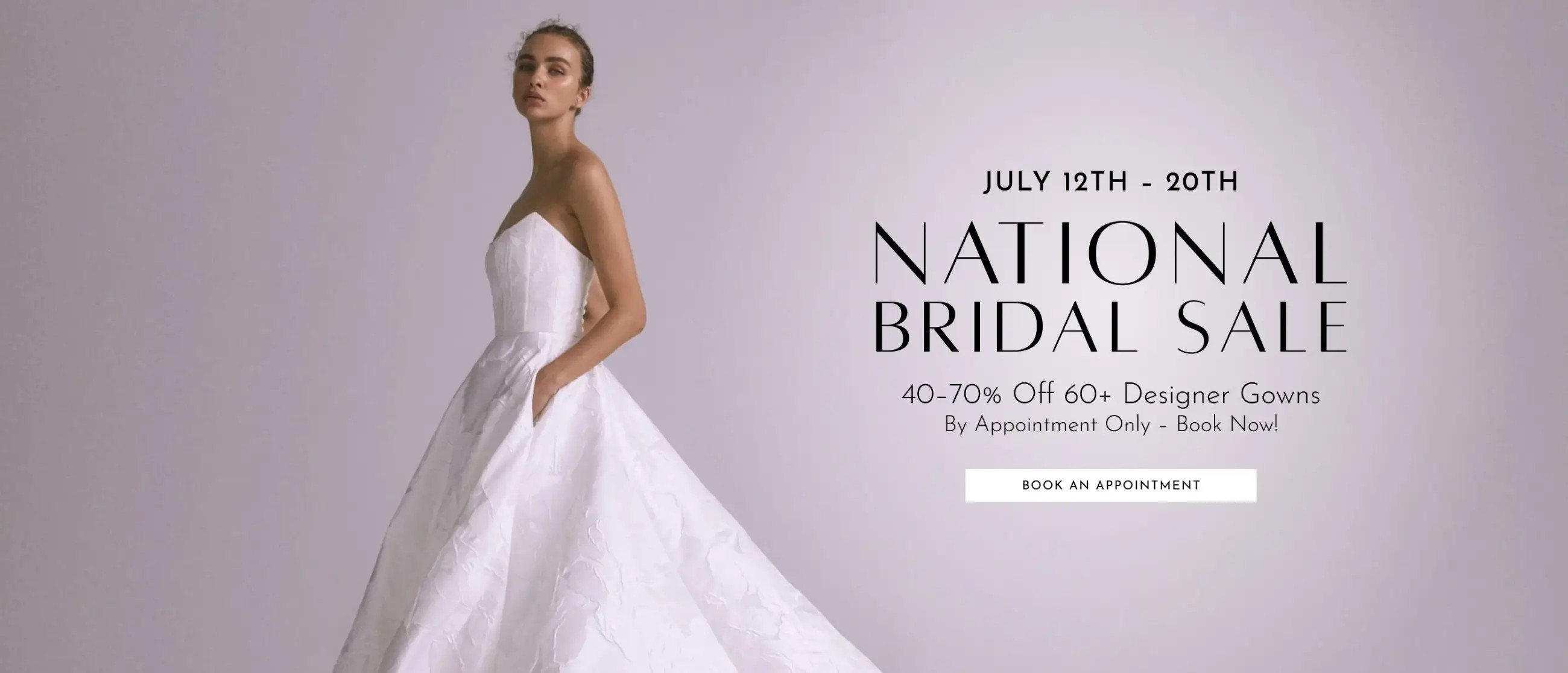 National Bridal Sale Event