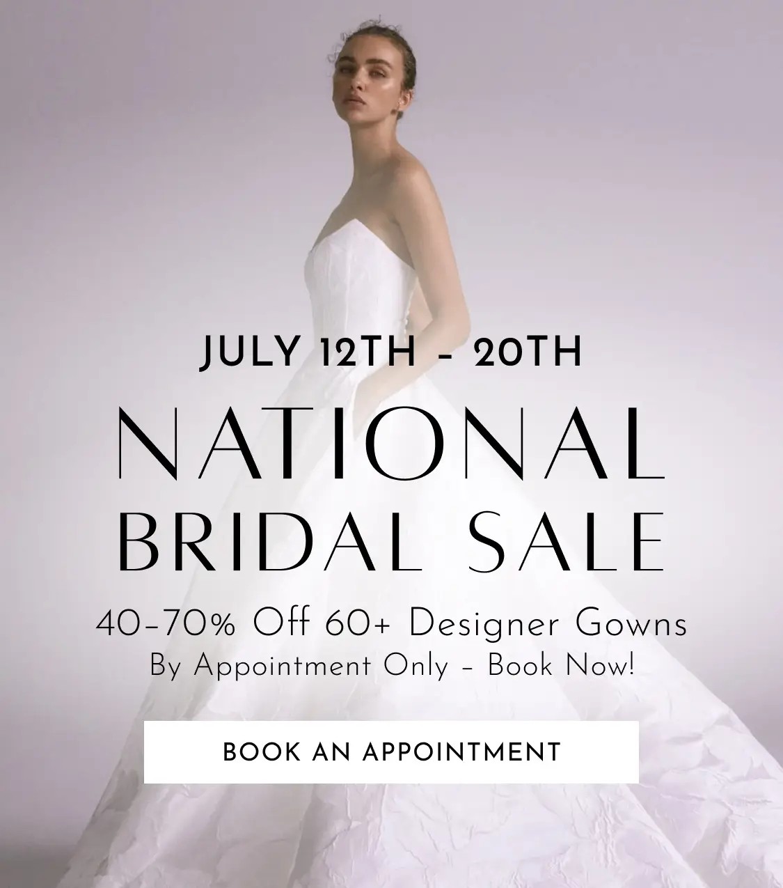 National Bridal Sale Event