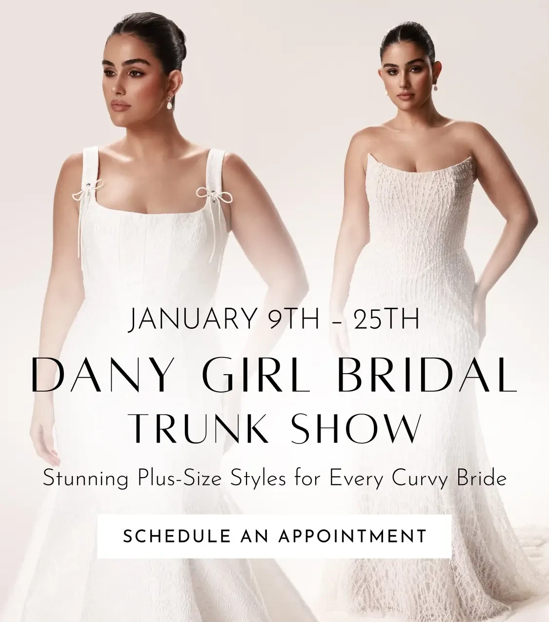 Dany Girl Bridal Trunk Show Mobile Banner