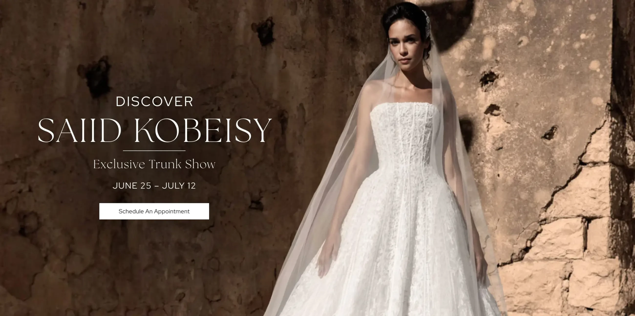 Saiid Kobeisy Trunk Show Desktop Banner
