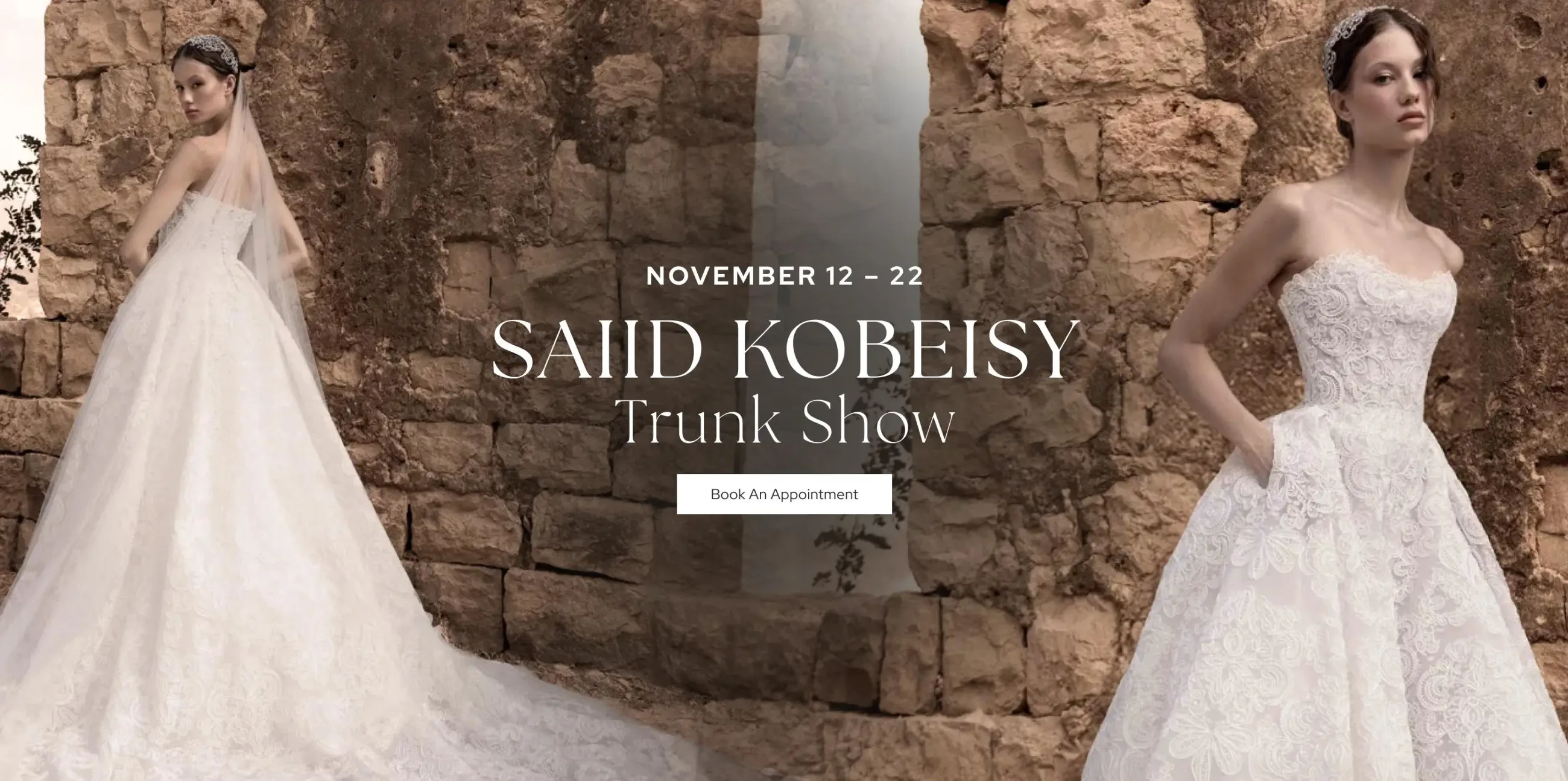 Saiid Kobeisy Trunk Show Desktop Banner