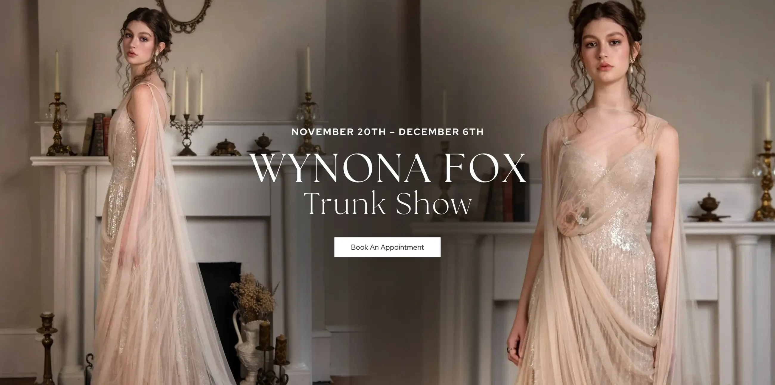 Wynona Fox Trunk Show Desktop Banner
