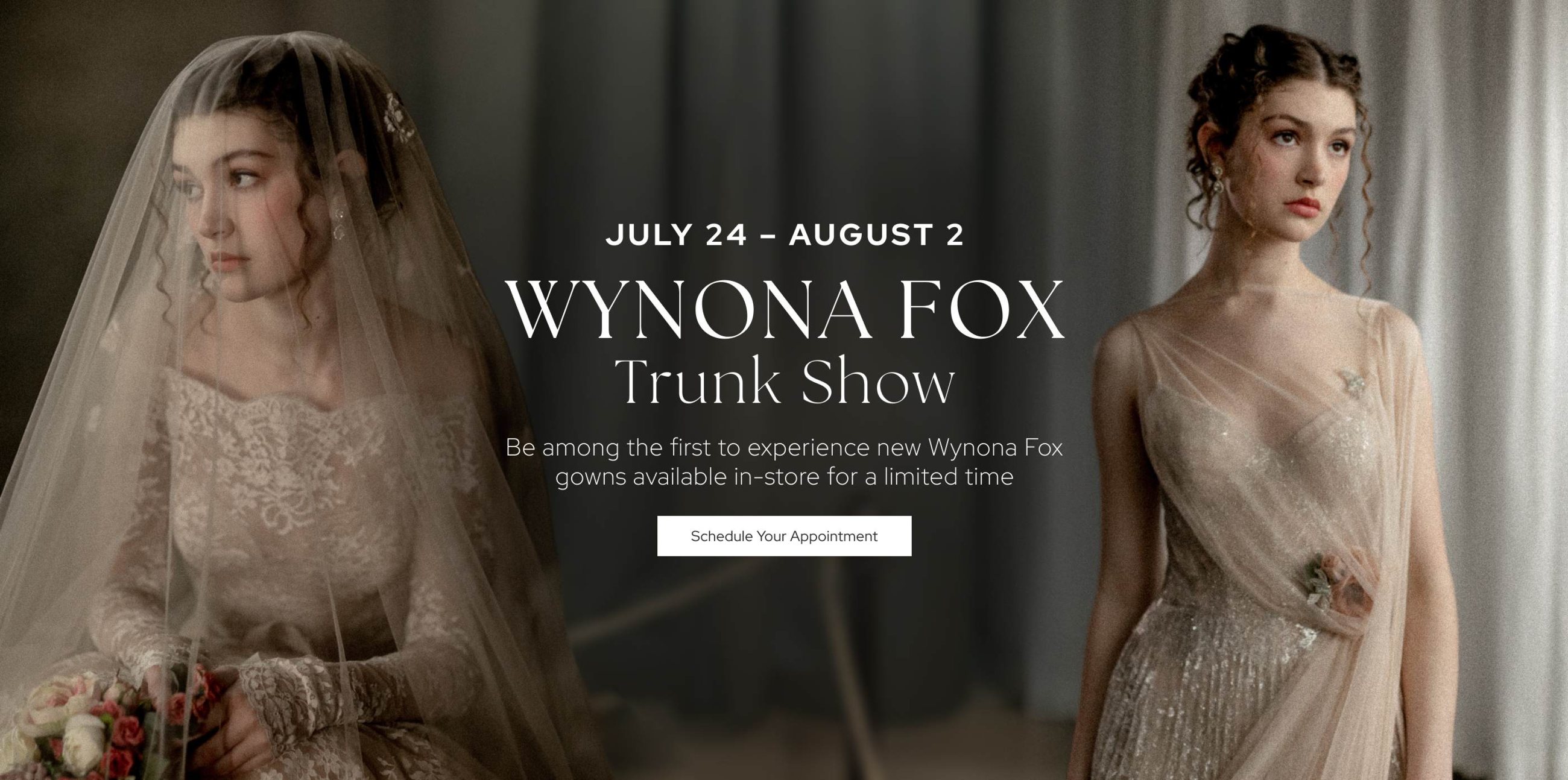 wyona fox trunk show banner 2026