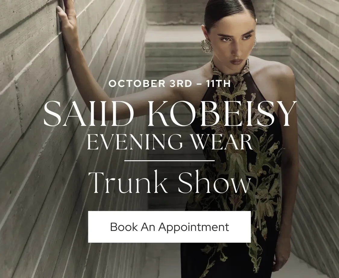Saiid Kobeisy Evening Wear Trunk Show Mobile Banner