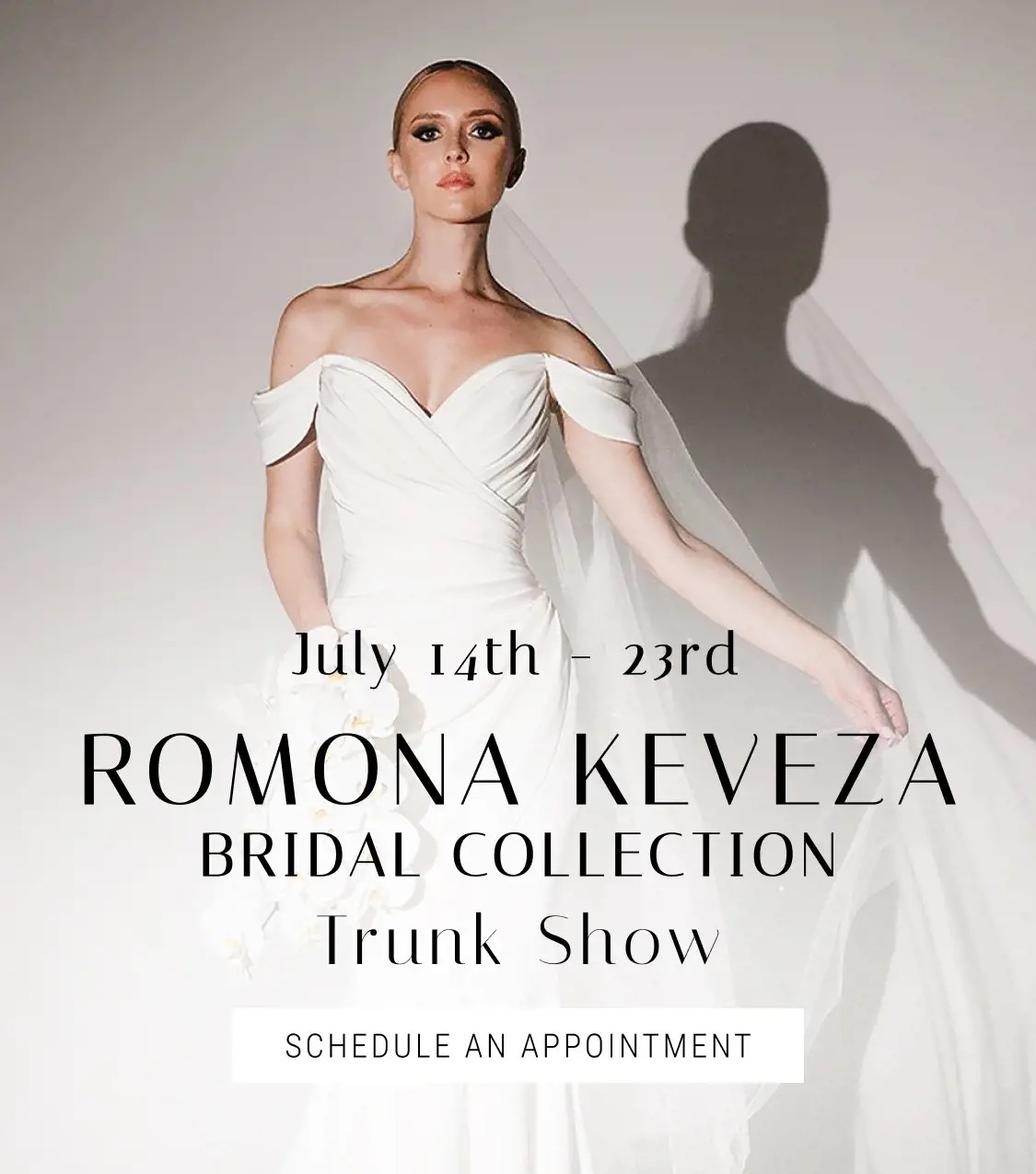 Romona Keveza Trunk Show Banner Mobile